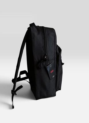 Levi’s l-pack standard backpack black оригінал новий чоловічий жіночий рюкзак портфель наплічник чорний міський повсякденний водонепроникний левайс 5