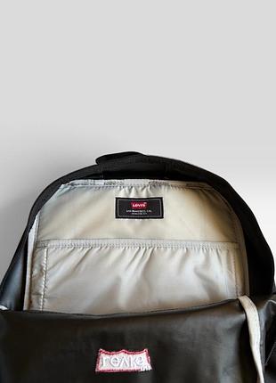 Levi’s l-pack standard backpack black оригінал новий чоловічий жіночий рюкзак портфель наплічник чорний міський повсякденний водонепроникний левайс 8