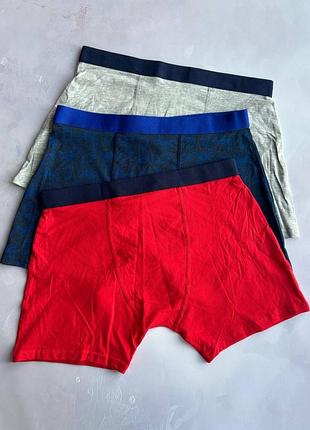 Трусики боксери на хлопчика однотонні (набір 3 шт.) primark р.170 см (14-15 років)