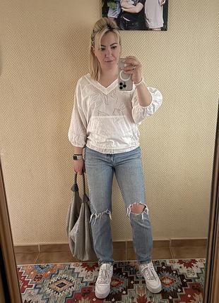 Фірмова люкс блуза з рибами