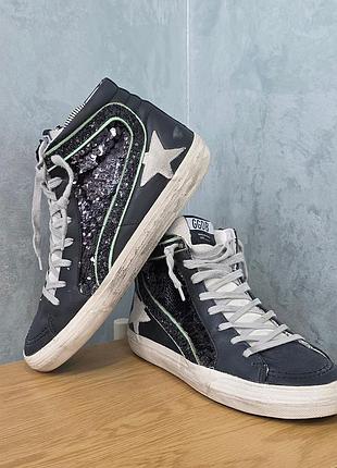 Кожаные кроссовки в новом состоянии golden goose, оригинал