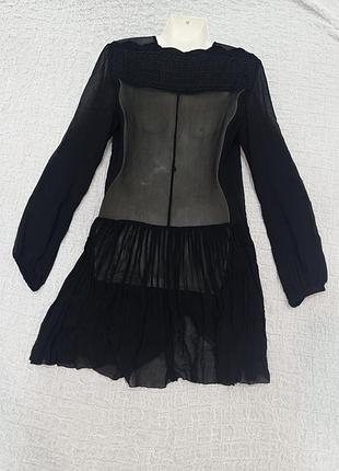 Isabel marant платье прозрачное вискоза 36🖤 2