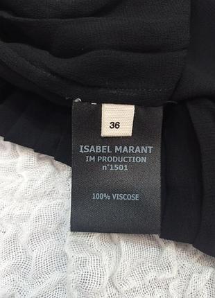 Isabel marant платье прозрачное вискоза 36🖤 4