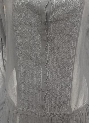 Isabel marant платье прозрачное вискоза 36🖤 7