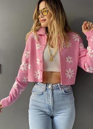 Кардиган в цветочный принт primark p s-m