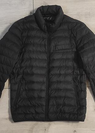 Жіноча куртка-пуховик massimo dutti чорна розмір xs