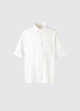 Рубашка льняная uniqlo (484876) 2