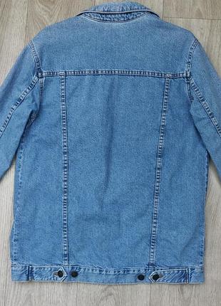 Куртка жіноча pull&bear джинсова блакитна 4