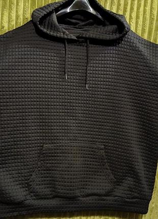 Кофта худі.2xl.черна стегана .пог70см. 7