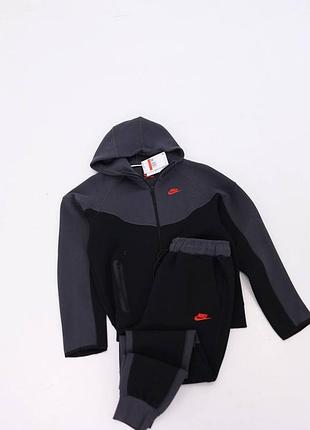 Мужской коттоновый костюм nike tech fleece