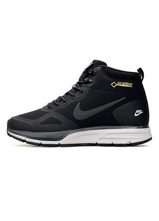 👟 кроссовки nike air relentless 26 mid BSDx gore tex black white/ наляжка bs👟