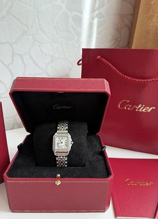 Годинник жіночий cartier medium сріблястий