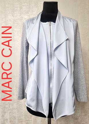 Стильный комбинированный кардиган marc cain, р. n2 (s-m)