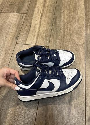 Темно-сині nike dunk оригінал 3