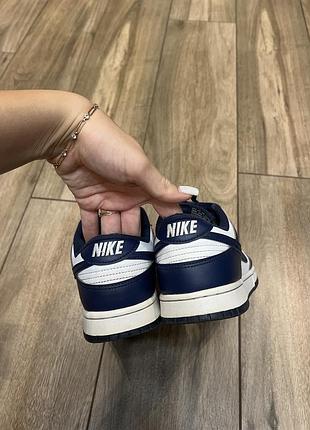 Темно-сині nike dunk оригінал 5