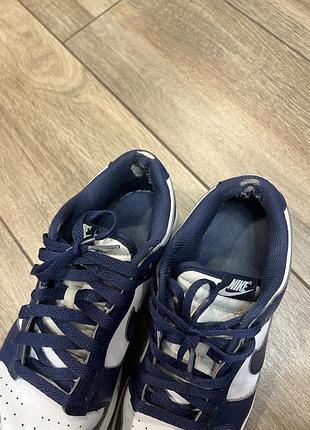 Темно-сині nike dunk оригінал 6