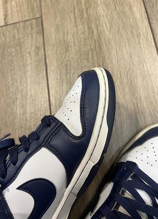 Темно-сині nike dunk оригінал 7