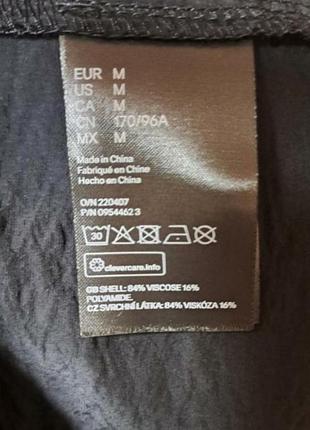 Чорна вільна сукня h&m 6