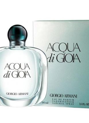 Парфумована вода giorgio armani acqua di gioia eau de parfum 100 мл,женские.елитные.