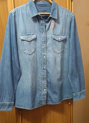 Стильна джинсова сорочка c&amp;a (the denim) 6