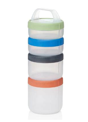 Набор контейнеров humangear stax storage container set large