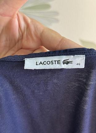 Футболка жіноча lacoste синя 3