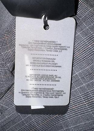 Брюки жіночі collins basic сірі в клітинку, розмір 36 8