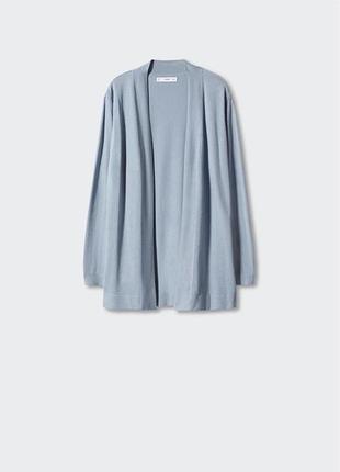 Кардиган жіночий mango блакитний розмір xs-s