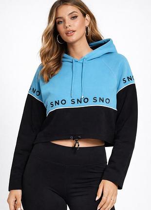 🎁1+1=3 стильне утеплене худі з капюшоном оверсайз светр topshop, розмір 46 - 48