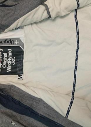 Куртка чоловіча superdry сіро-синя 5