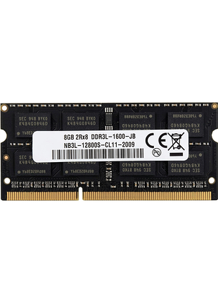 8gb ddr3l 1600mhz pc3l-12800s оперативна пам'ять 8 гб ддр3л 1600 мгц для ноутбука