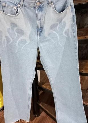 Джинсы багги pull &amp; bear.
