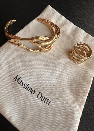 Комплект прикрас massimo dutti — браслет + кільце 5