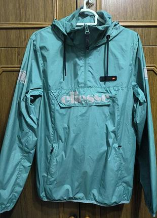 Ellesse berto rain jacket navy. ветровка. женская