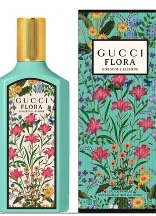 Парфумована вода gucci flora gorgeous jasmine eau de parfum 100 мл. якість супер.