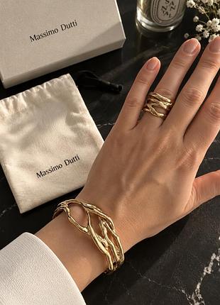 Комплект прикрас massimo dutti — браслет + кільце 2