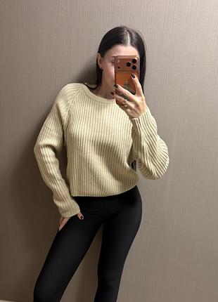Светр жіночий zara базовий бежевий