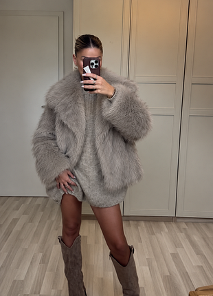 Полушубок zara
