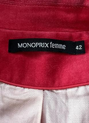 Жакет monoprix  з бархату розмір 42 5