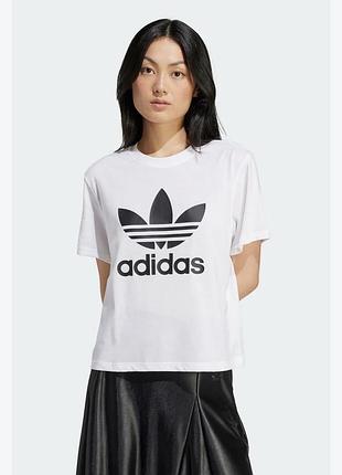 Футболка жіноча adidas бавовняна біла
