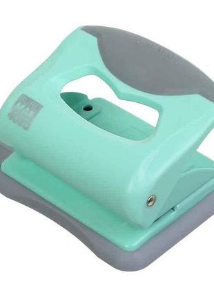 Діркопробивач пластиковий pastel (до 20арк.), мятний тм buromax