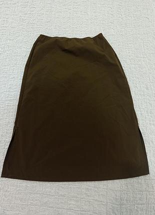 Uniqlo лаконичная юбка xs с разрезами