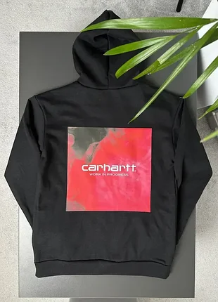 Худи carhartt red gradient 2