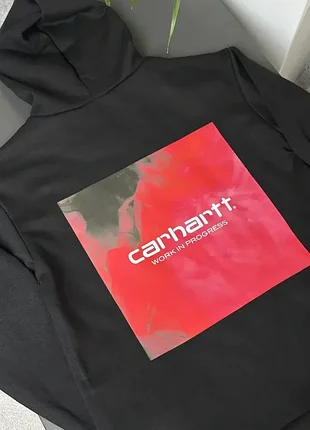 Худи carhartt red gradient 4