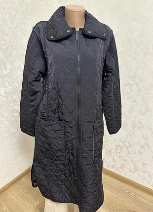 Довге стьобане пальто desigual 2