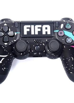 Многофункциональный джойстик dualshock 4 для sony ps4 v2 fifa черный