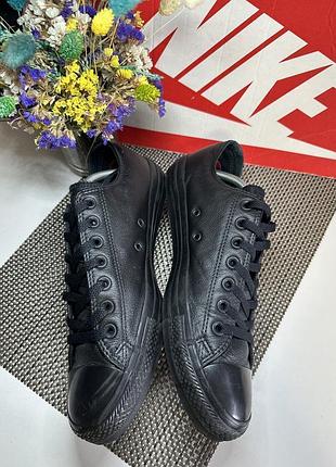 Оригинальные кожаные кеды converse 6