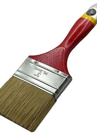 Пензель 3 англійський деревяна ручка euro professional tools тм woffmann