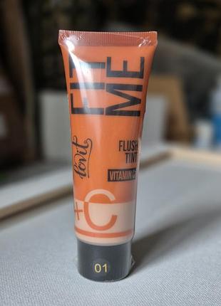 Тональний крем lov'it flush tint з вітаміном с, тон 01