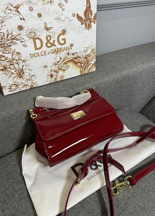 Сумка mini sicily cherry lacquer bag 2